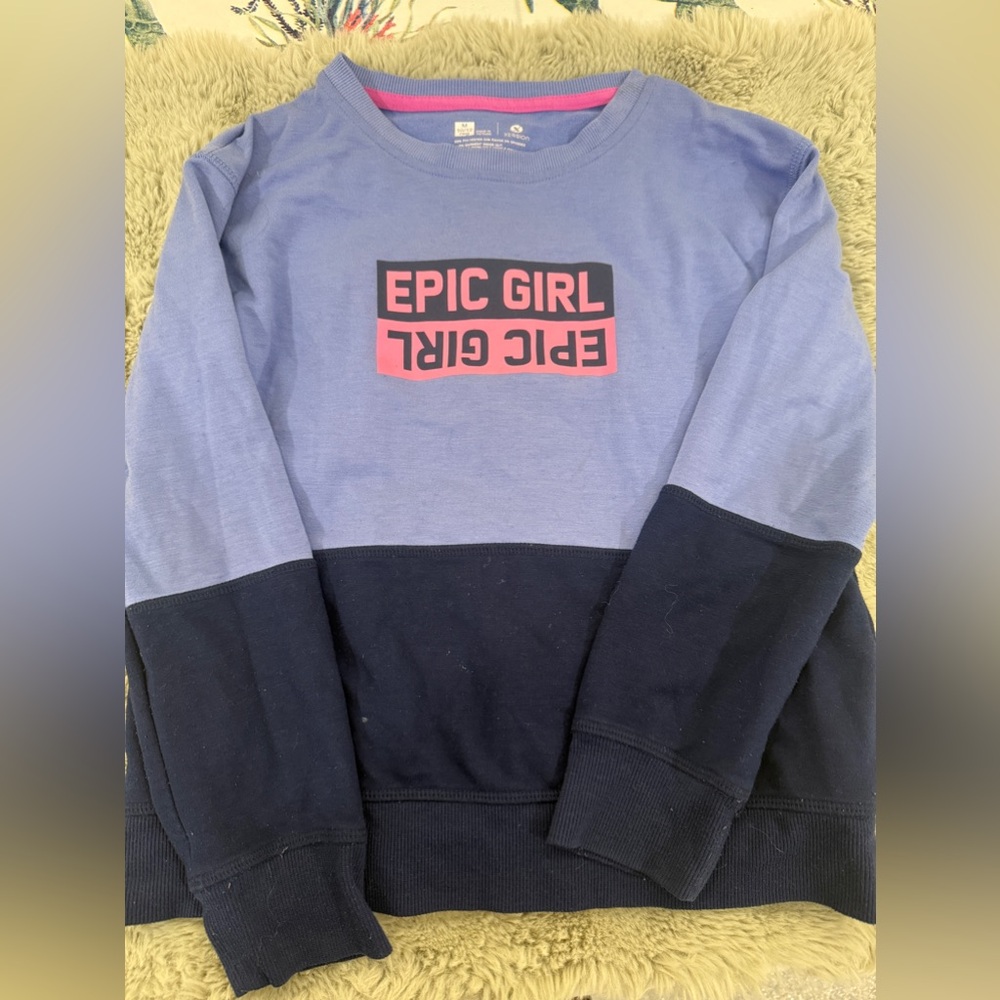 Epic Girl Blue and Navy Sweatshirt